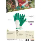 Rękawice rosa rękawiczki do róż zielone rozm. 10